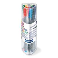Staedtler triplus 334 334 PR12D Fineliner Blauw, Geel, Geel-groen, Grijs, Groen, Lichtblauw, Magenta, Oranje, Rood, Zwart, Van-Dyke-bruin, Violet 0.3 mm 12 - thumbnail