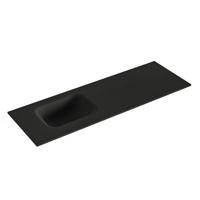 MONDIAZ LEX Urban solid surface inleg wastafel voor toiletmeubel 90cm. Positie wasbak links - thumbnail