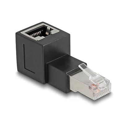 Delock Netwerk Adapter CAT 6A [1x RJ45-stekker - 1x RJ45-bus] Zwart
