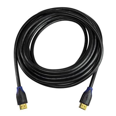 LogiLink CH0064 HDMI-kabel HDMI Aansluitkabel HDMI-A-stekker, HDMI-A-stekker 5.00 m Zwart 4K UHD, Audio Return Channel (ARC), Vergulde steekcontacten