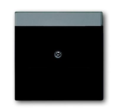 Busch-Jaeger 2CKA001710A3910 Modulaire jack insert Afdekking Zwart, Diepzwart (RAL 9005) 1 stuk(s)