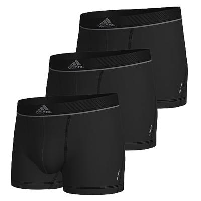Heren Boxer Shorts Adidas Active Micro Flex Eco Zwart 3 Stuks - Maat: S