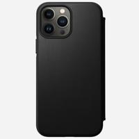 Nomad Modern Horween lederen folio iPhone 13 Pro Max - Black - thumbnail