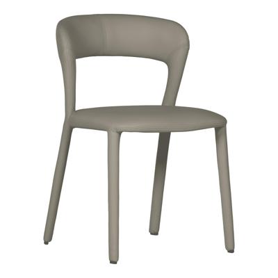 Woood Noble eetkamerstoel leer Beige