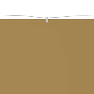 VidaXL Luifel verticaal 140x1200 cm oxford stof beige VidaXL Luifel verticaal 140x1200 cm oxford stof beige
