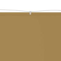 VidaXL Luifel verticaal 140x1200 cm oxford stof beige - thumbnail