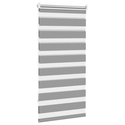 VidaXL Duo rolgordijn 80x150cm grijs