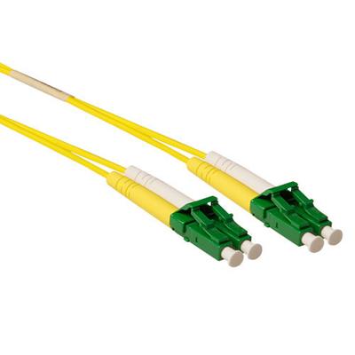 ACT RL2601 Glasvezel Patchkabel Duplex LSZH - LC/APC8 9/125µm OS2 - 1 meter
