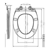 Toiletzitting Wiesbaden Ultimo 3.0 One Touch Softclose Mat Wit - thumbnail