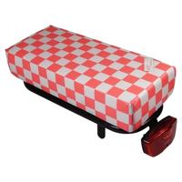 Bagagedragerkussen BIG Cushie Pink Checker - thumbnail