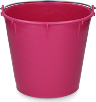 Emmer 7 l met beugel roze - thumbnail