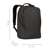 Wenger MX Light laptop-rugzak incl. tabletvak 16 grijs - thumbnail