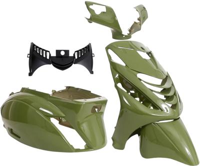Edge Plaatset 5-delig voor piaggio zip-sp vanaf bouwjaar 2000 - districtgroen Edge Plaatset 5-delig voor piaggio zip-sp vanaf bouwjaar 2000 - districtgroen