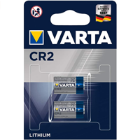 Varta VARTA LITHIUM Cylindrical CR2 Blister 2 CR2 Fotobatterij Lithium 880 mAh 3 V 2 stuk(s) - thumbnail