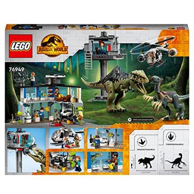 Lego Jurassic World 76949 Giganotosaurus and Therizi Nosaurus Attack