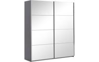 Goossens Basic Kledingkast Miami, 226 cm breed, 210 cm hoog, 2x spiegel schuifdeuren - thumbnail