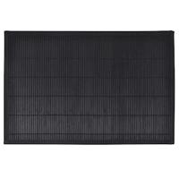 VidaXL 6 placemats bamboe 30 x 45 cm zwart - thumbnail