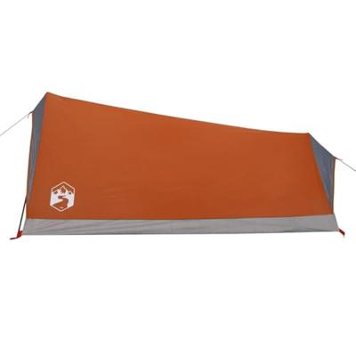 VidaXL Tent 2-persoons waterdicht grijs en oranje VidaXL Tent 2-persoons waterdicht grijs en oranje