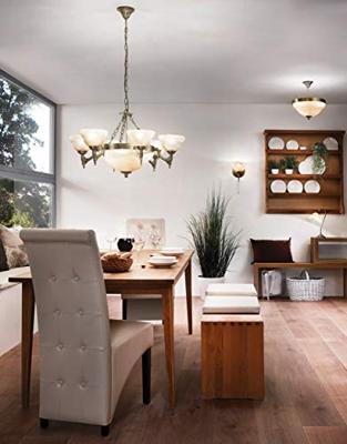 Eglo KroonluchterMarbella 9-lichts oudmessing - 85858