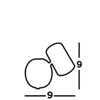 Searchlight Chrome wandspotRollo - 3171CC - thumbnail