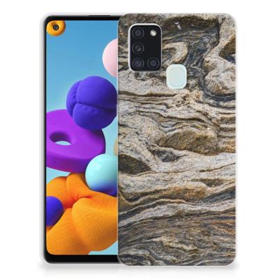 Samsung Galaxy A21s | TPU | Siliconen hoesje | Steen