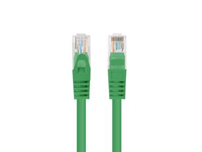 PATCHCORD KAT.5E UTP 2M ZIELONY FLUKE PASSED LANBERG 10-PACK