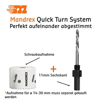 Gatzaag 200mm M42 45mm diep Mandrex Bi-metaal SpeedXcut zonder Adapter