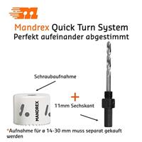 Gatzaag 114mm M42 45mm diep Mandrex Bi-metaal SpeedXcut zonder Adapter - thumbnail
