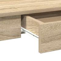 Bureau 100x45x75 cm bewerkt hout sonoma eikenkleurig - thumbnail