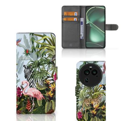 Telefoonhoesje | Met pasjeshouder | voor OPPO Find X6 Pro Jungle