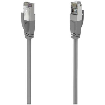 Hama Netwerkkabel, CAT-5e, 1 Gbit/s, F/UTP afgeschermd, 5,00 m UTP kabel Grijs Hama Netwerkkabel, CAT-5e, 1 Gbit/s, F/UTP afgeschermd, 5,00 m UTP kabel Grijs