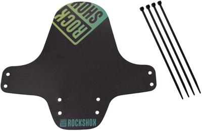 ROCKSHOX spatlap, voorwiel "fender" clip-on fender rs black/petrol offyellow