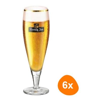 Hertog Jan - Bierglas Op Voet 250ml - 6 stuks