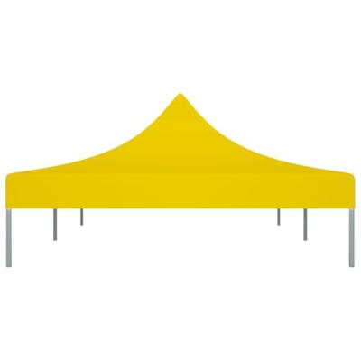 VidaXL Partytentdak 270 g/m² 6x3 m geel