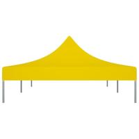 VidaXL Partytentdak 270 g/m² 6x3 m geel - thumbnail