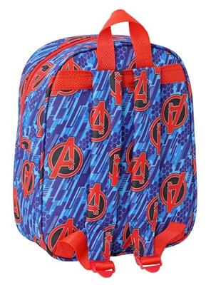Kinderrugzak The Avengers Rood Donkerblauw 22 x 27 x 10 cm 3D