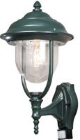 Wandlamp Parma Soragna groen klassieke buitenlamp 7235-600 bewegingssensor - thumbnail