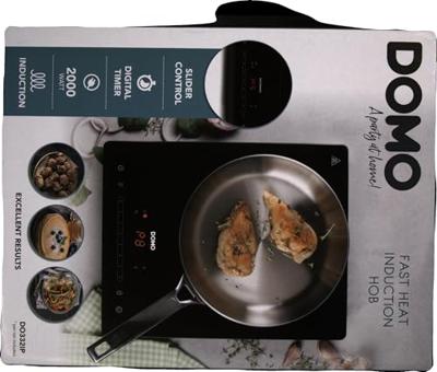 DOMO DO332IP Inductieplaat Timerfunctie, Met display, Kabelgebonden