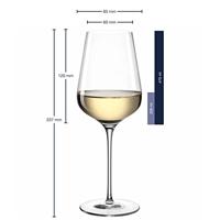 Leonardo Witte Wijnglazen Brunelli - 470 ml - 6 stuks - thumbnail