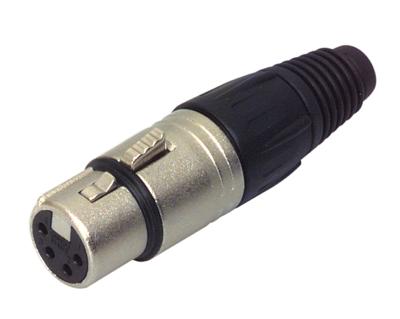Connector XLR Female Zilver