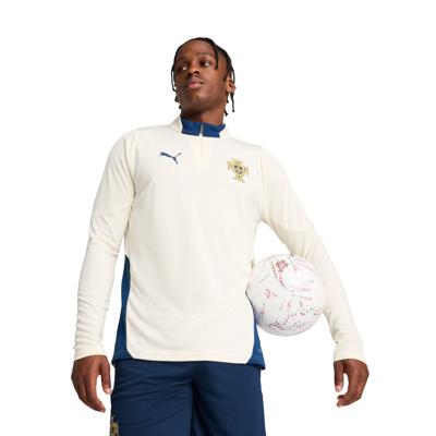 Portugal 1/4 Trainingspak Heren Wit/Donkerblauw 2025-2026 - Maat S - Kleur: DonkerblauwWit | Soccerfanshop