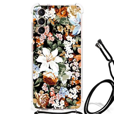 Case voor Samsung Galaxy S21 FE Dark Flowers Case voor Samsung Galaxy S21 FE Dark Flowers