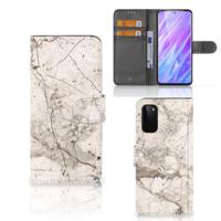 Samsung Galaxy S20 | Bookcase | Marmer Beige - thumbnail