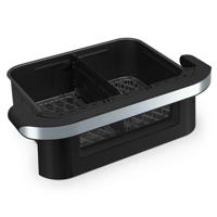 Tristar FR-9078 Airfryer 10 l 2800 W BPA-vrij, Anti-aanbaklaag, LC-display Zwart, RVS - thumbnail