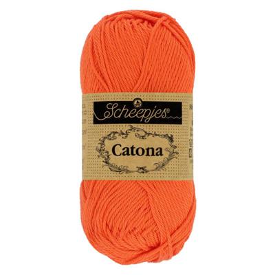 Scheepjes Catona 25g - 189 Royal Orange - Haakgaren / Breigaren