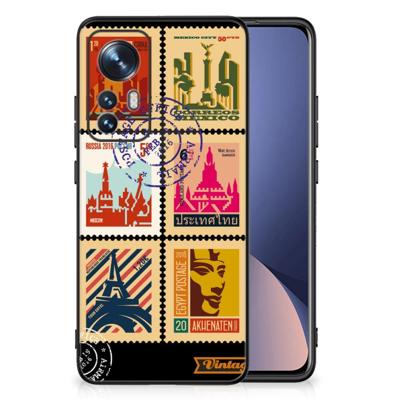 Xiaomi 12 | 12X TPU Backcover Postzegels Xiaomi 12 | 12X TPU Backcover Postzegels