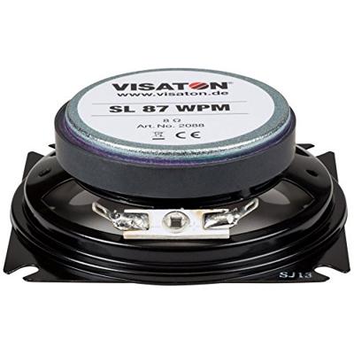 Visaton SL 87 WPM - 8 Ohm 3.3 inch 8 cm Breedband-luidspreker 20 W 8 Ω Transparant membraan, UV-bestendig Visaton SL 87 WPM - 8 Ohm 3.3 inch 8 cm Breedband-luidspreker 20 W 8 Ω Transparant membraan, UV-bestendig