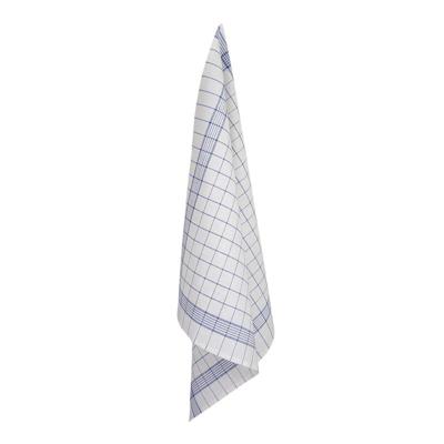 Glasdoeken Blauwe lijnen Half Linnen/Katoen 70x70cm - Treb Towels