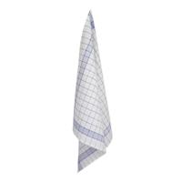 Glasdoeken Blauwe lijnen Half Linnen/Katoen 70x70cm - Treb Towels - thumbnail