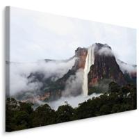 Schilderij - Waterval in Venezuela, premium print - thumbnail